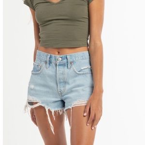 Levi’s 501 Denim Cut Off Women’s Shorts - Size 29